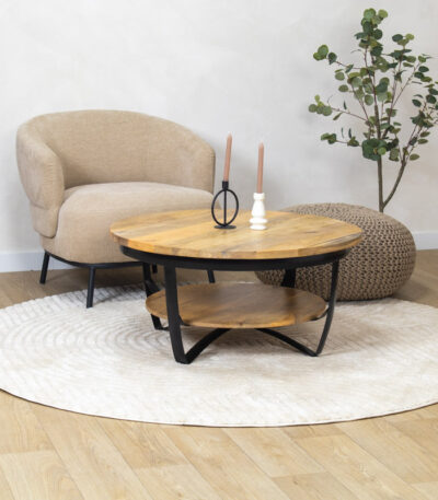 Salontafel Liva naturel | 90cm