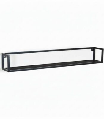 Wandplank Isa zwart 120cm