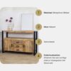 Viggo Dressoir naturel | 135cm - Afbeelding 6