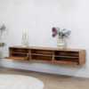 Albin Zwevend Tv meubel naturel | 200cm - Afbeelding 2