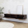 Sigge Zwevend Tv meubel walnoot | 200cm - Afbeelding 2