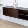 Sigge Zwevend Tv meubel walnoot | 200cm - Afbeelding 3