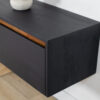 Nils Zwevend Tv meubel zwart | 200cm - Afbeelding 7