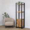 Viggo Boekenkast naturel | 1 deur | 55cm