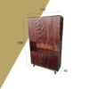 Albin Boekenkast walnoot | 120cm - Afbeelding 9