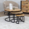 Navi Salontafel set van 3 naturel - Afbeelding 2