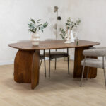 Orla Eettafel bruin | Deens Ovaal | 200cm