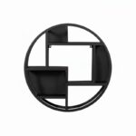 Viggo Wandrek zwart | Rond | 70cm