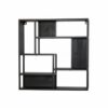 Viggo Wandrek zwart | Vierkant | 70cm